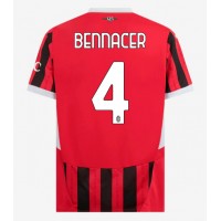 Camisa de Futebol AC Milan Ismael Bennacer #4 Equipamento Principal 2024-25 Manga Curta